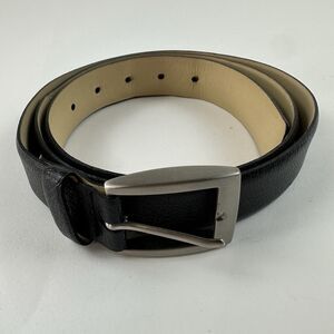 Banana Republic  Italian Leather Men's Belt 40 Black Cowhide Classic Office
